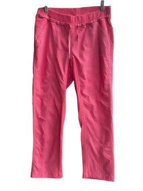 Lululemon Dance Studio Mid-Rise Crop Bright Pink Athletic Pants Size 8